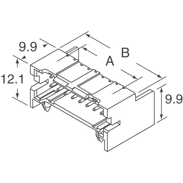 S12B-XADSS-N(LF)(SN) JST Sales America Inc.  Embases à broches mâles